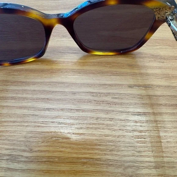 Jimmy Choo Tortoise Glitter Sunglasses150 Q9W 140 display picture 1
